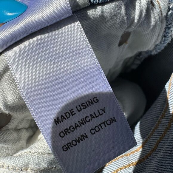 AGOLDE Jeans Toni Mid-Rise Slim Straight Blue Landmark Wash Size 26 A133G-3002 - Picture 9 of 9